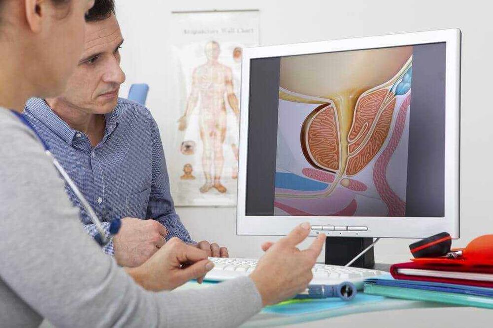 仪器方法诊断前列腺腺瘤